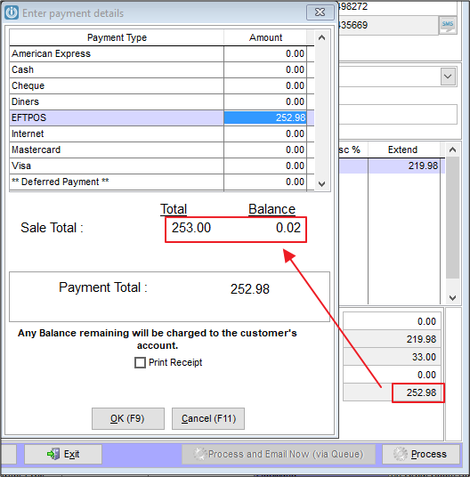 Point Of Sale (POS) Rounding – Infusion Business Software