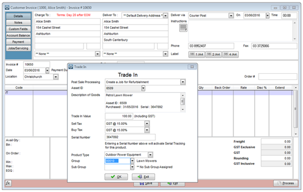 How to Set up the Trade In Feature – Infusion Business Software